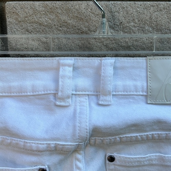 Jockey Person to Person White Straight Leg Jeans Stretch Sz 8 - Picture 8 of 13